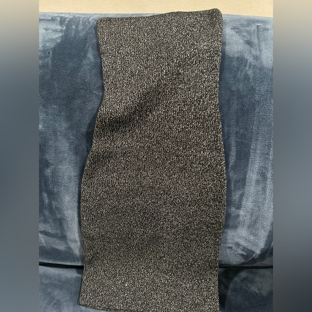 Abercrombie & Fitch Charcoal Pencil strapless Dress